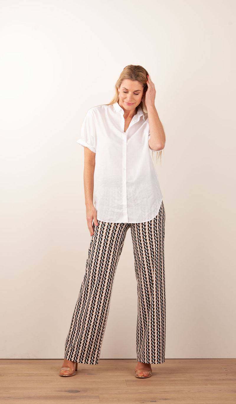 Cambio Hose „Allison“ Creme | Beige | Schwarz Begrenztes Angebot