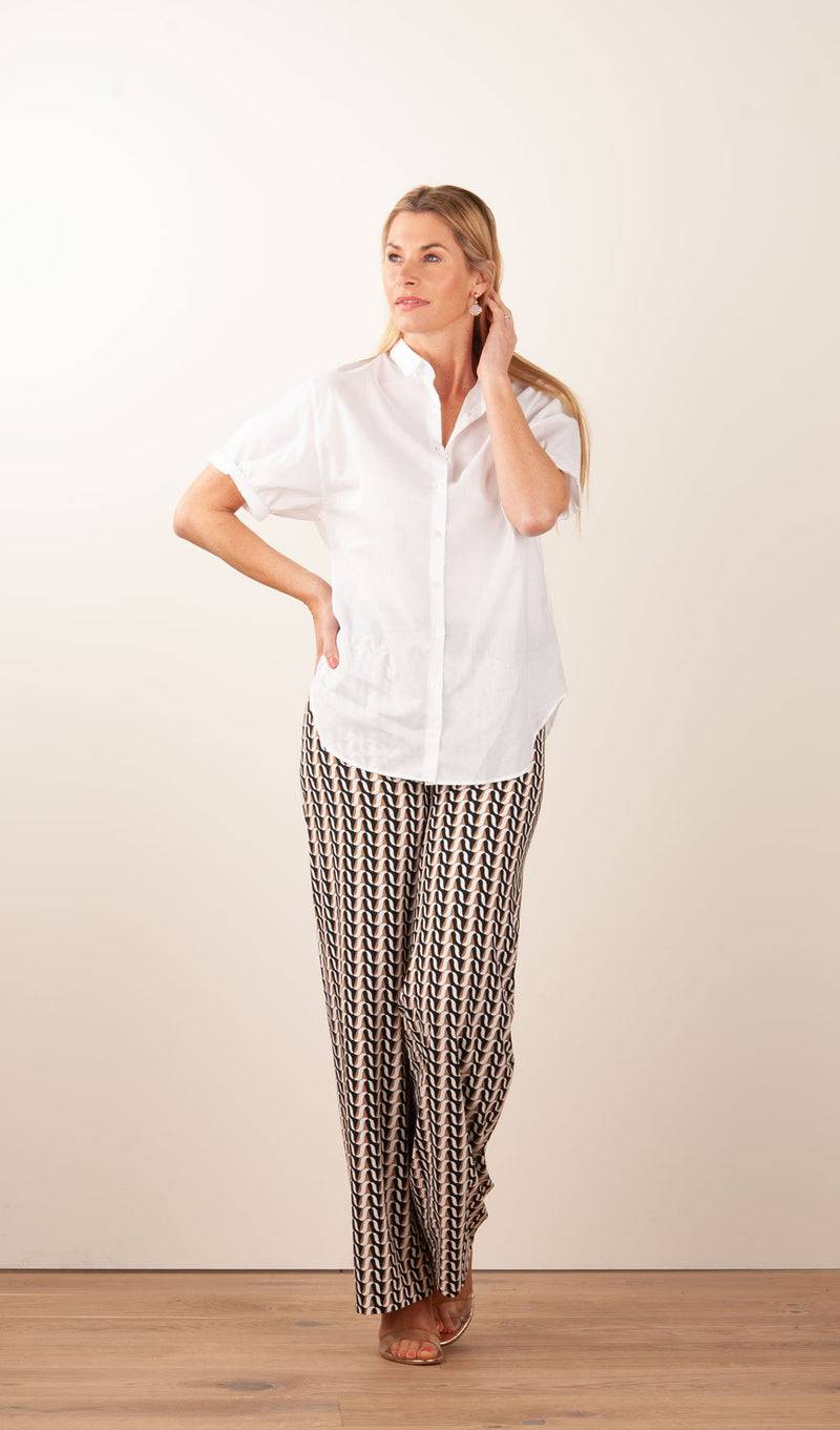 Cambio Hose „Allison“ Creme | Beige | Schwarz Begrenztes Angebot