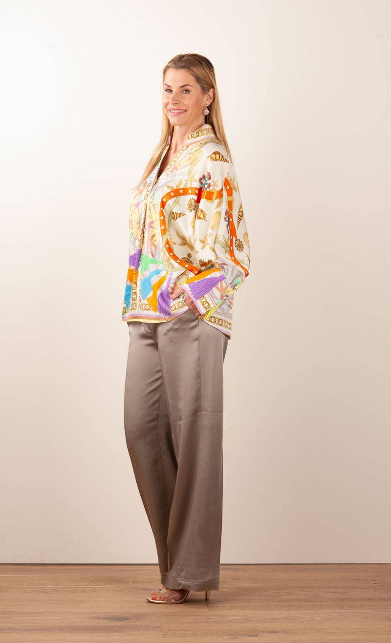 Cambio Hose „Avril“ Taupe Online Shopping
