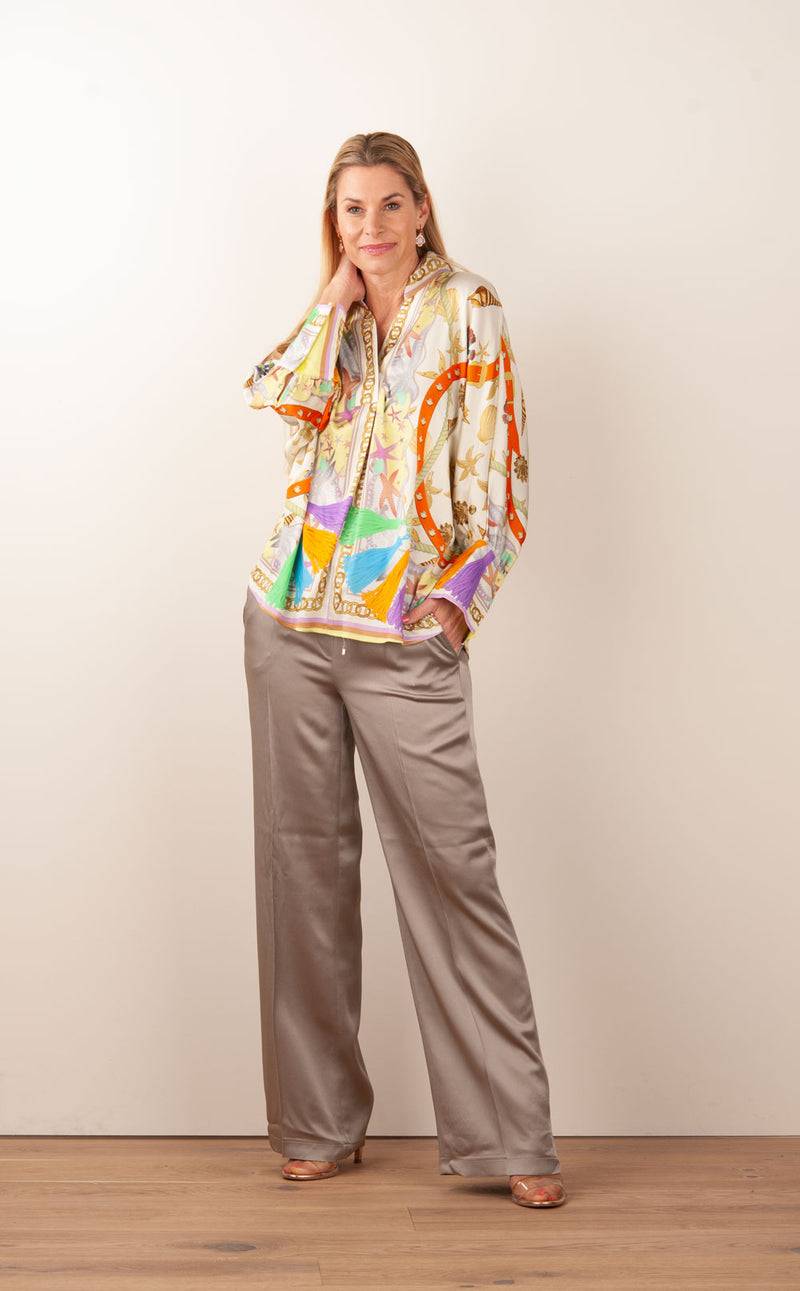 Cambio Hose „Avril“ Taupe Online Shopping