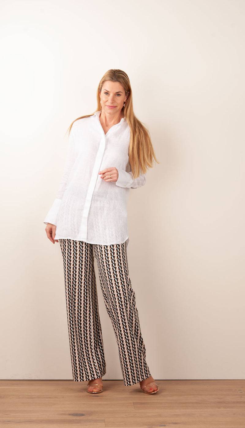 ÉMANOU Leinen Bluse Weiß Black Friday