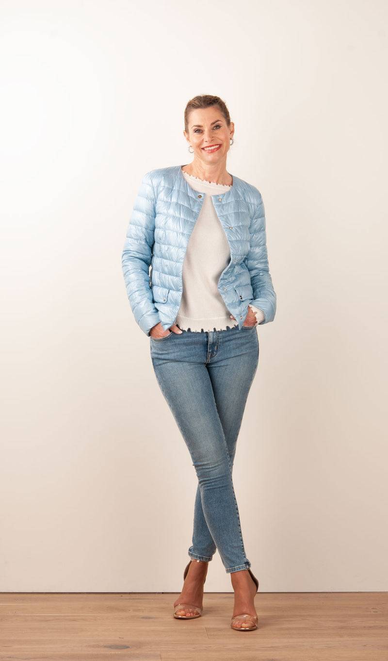 Herno Leichte Daunenjacke Hellblau Tägliche Deals