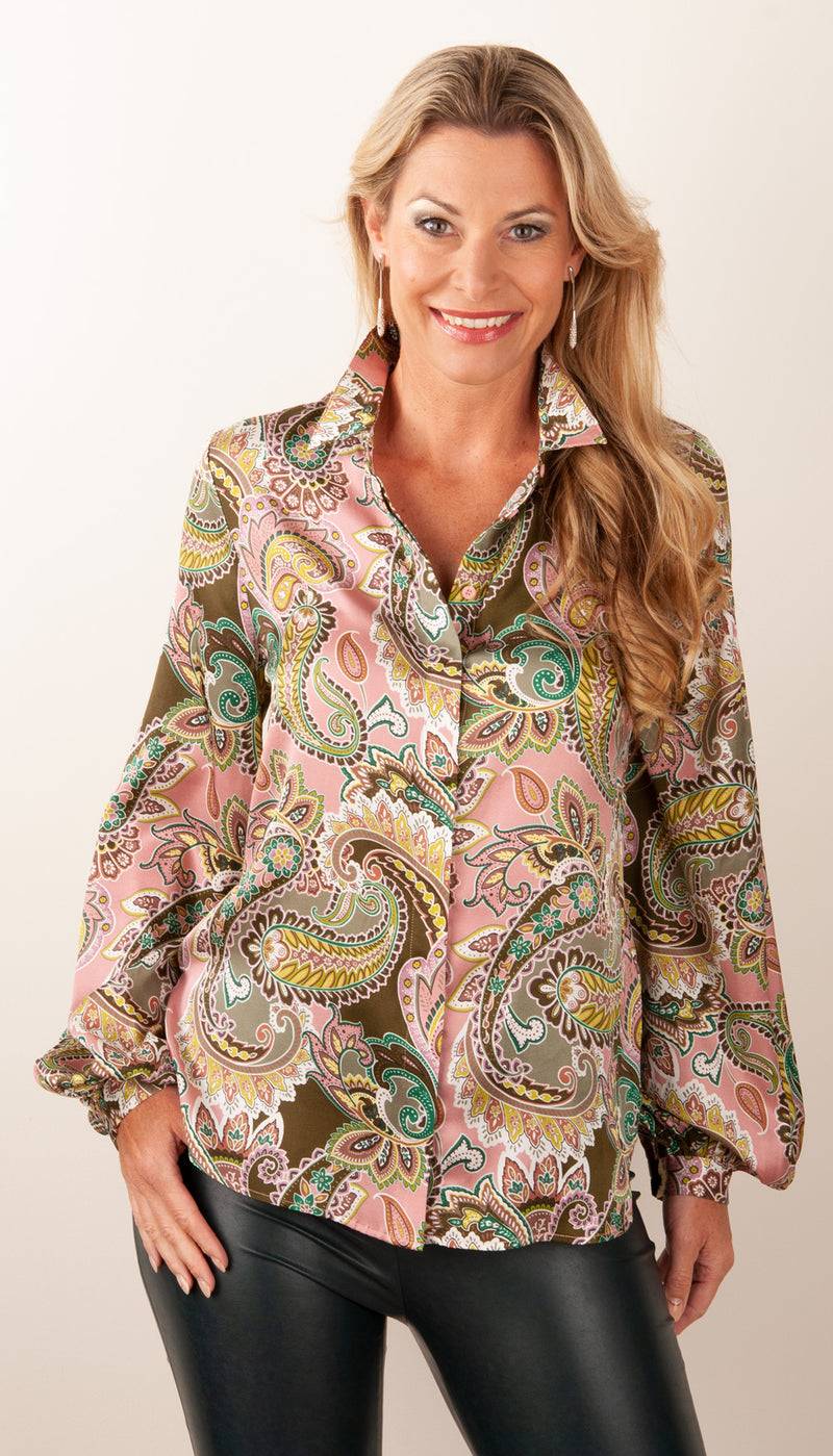 Charlotte Sparre Bluse „Paisley“ Multicolor Rabatte dieses Monats