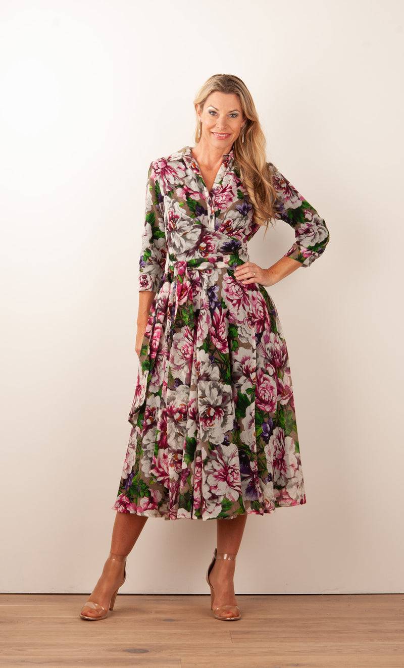 Samantha Sung Kleid „Olivia“ Pink | Multicolor 2025