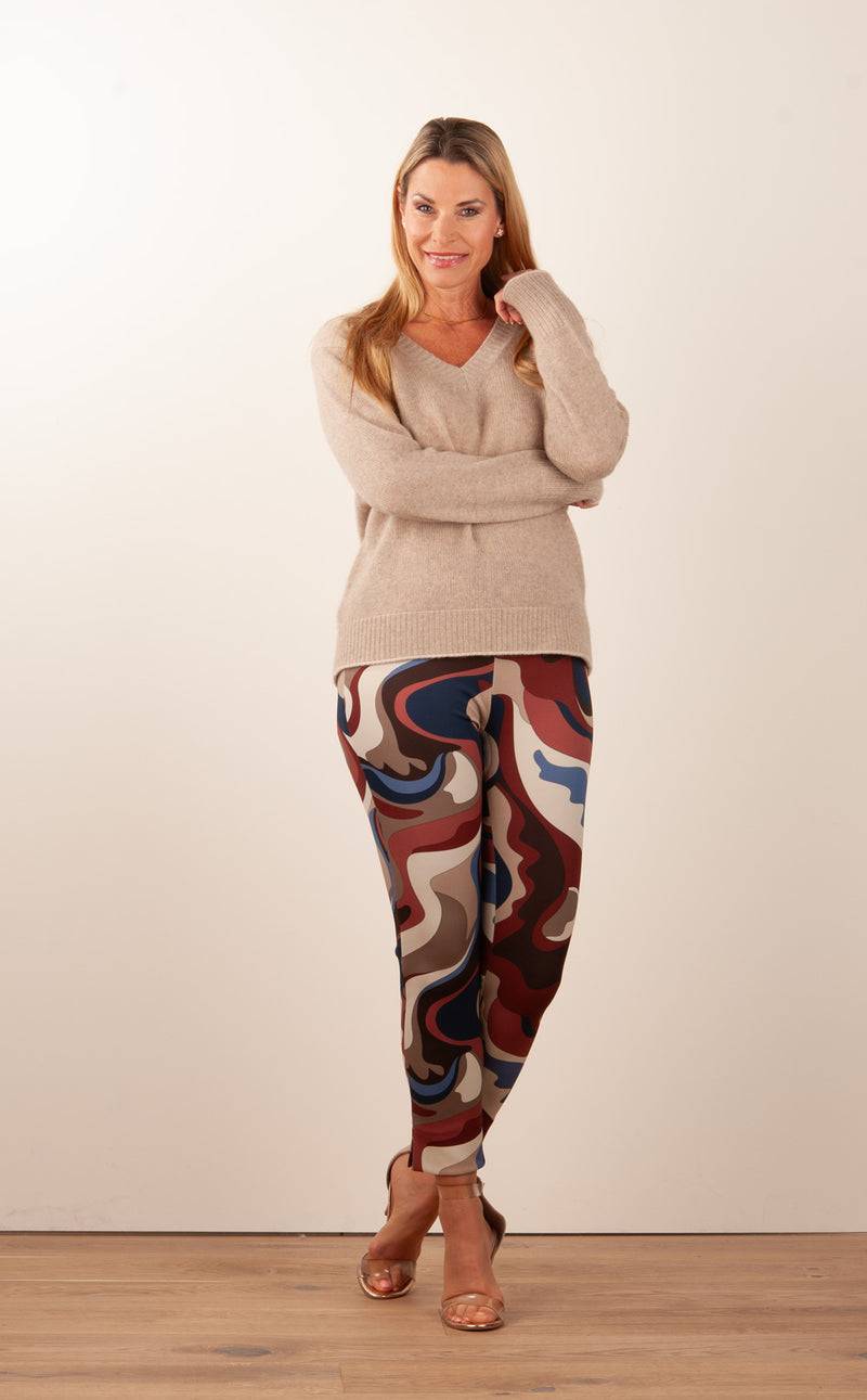 Kitted in Cashmere Kaschmir Pullover Beige Fabrikverkauf