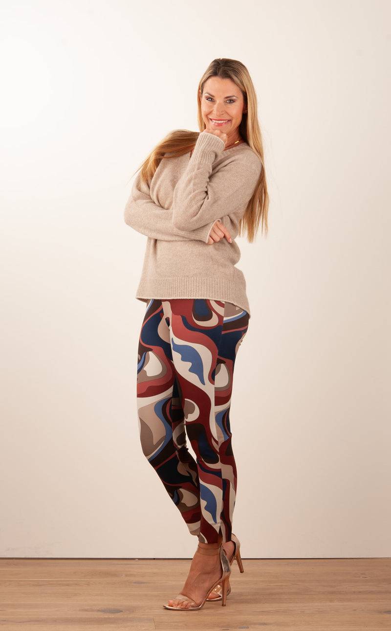 Kitted in Cashmere Kaschmir Pullover Beige Fabrikverkauf