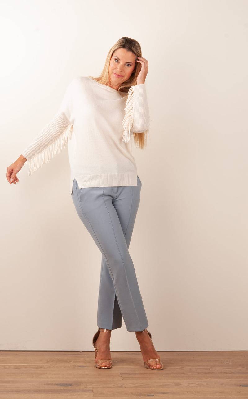 Cambio Hose „Farah“ Graublau Fabrik Onlineshop