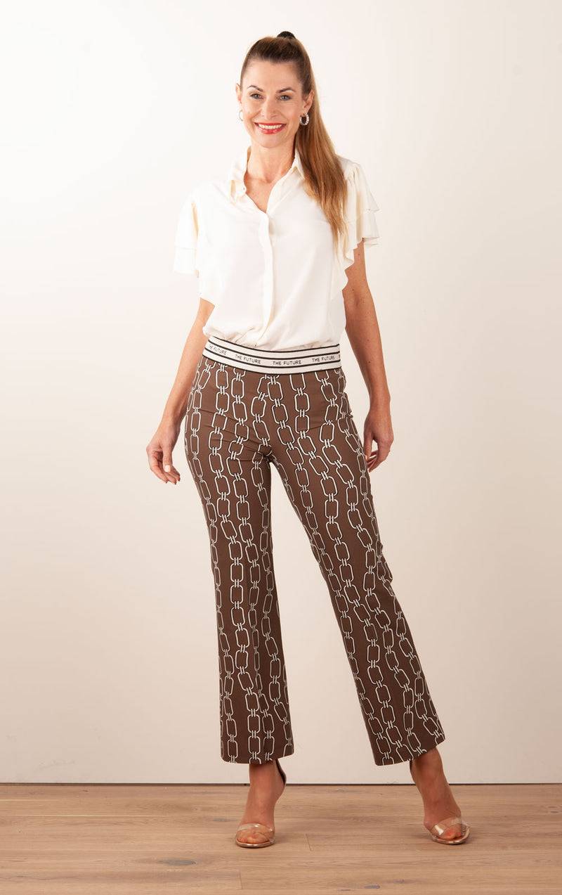 Cambio Hose „Faith“ Braun | Multicolor Saisonale Angebote