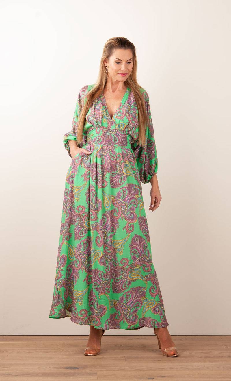 Melissa Odabash Kleid „Cecilia“ Grün | Multicolor VIP-Rabatte