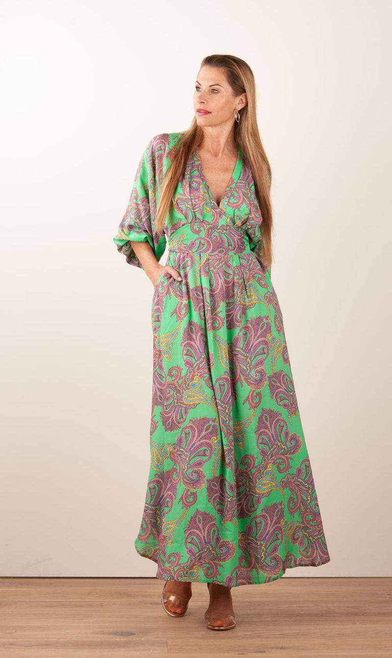 Melissa Odabash Kleid „Cecilia“ Grün | Multicolor VIP-Rabatte