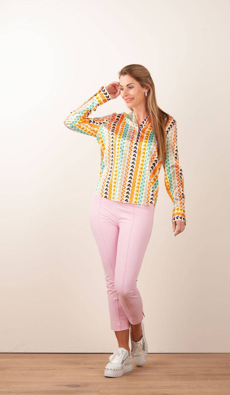 Herzensangelegenheit Seidenbluse Multicolor Letzte 3 Tage