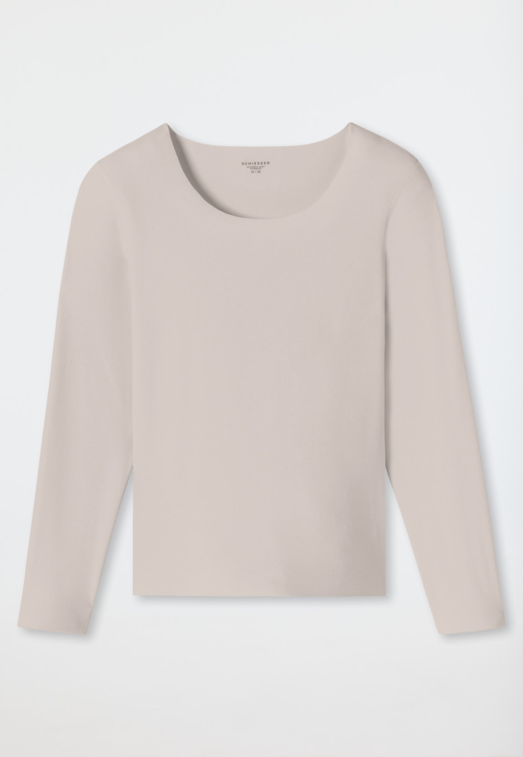 Schiesser Shirt wärmend sand - Invisible Soft Warming Exklusivangebot