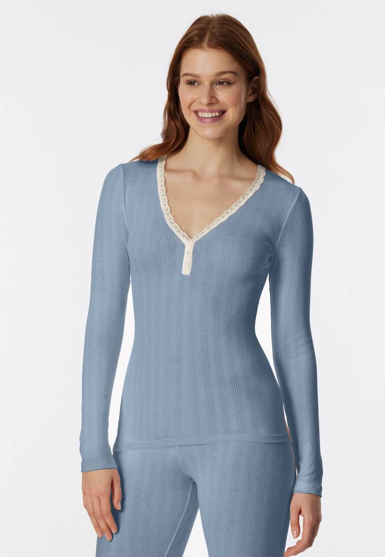 Schiesser Shirt langarm schwarz - Revival Agathe Osterangebot