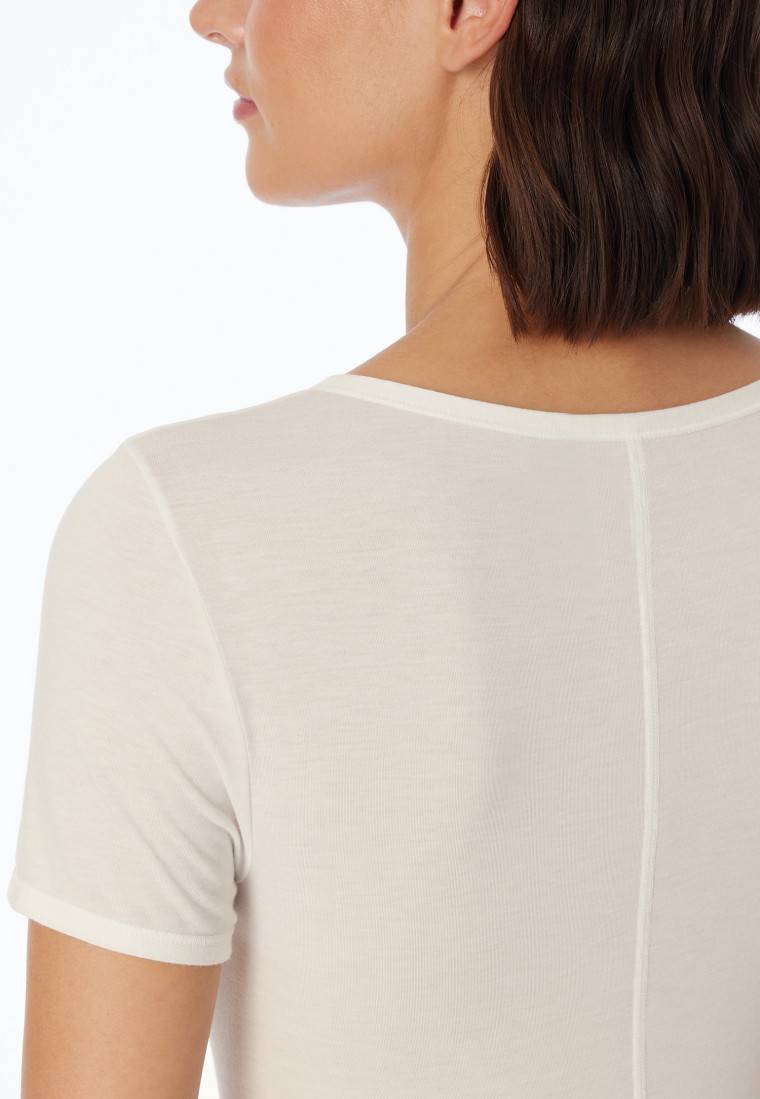 Schiesser Shirt kurzarm naturweiß - Personal Fit Neuheiten