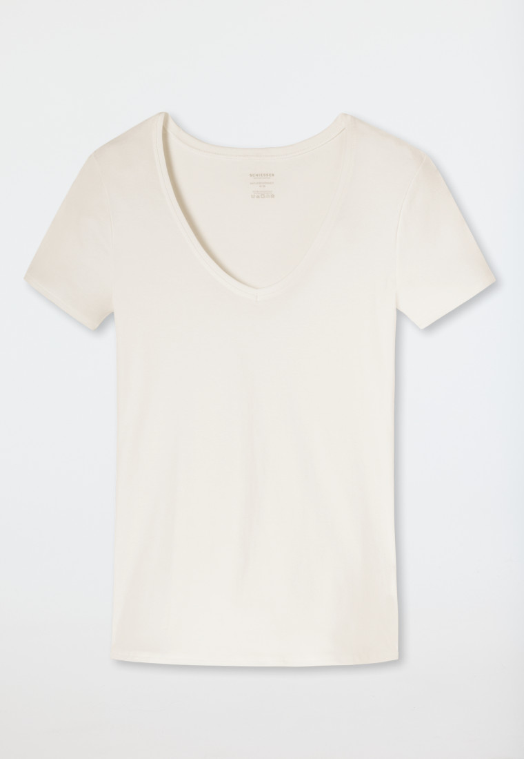 Schiesser Shirt kurzarm Feinripp sekt - Naturschönheit Saisonale Angebote