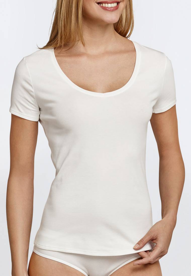 Schiesser Shirt kurzarm Feinripp sekt - Naturschönheit Saisonale Angebote