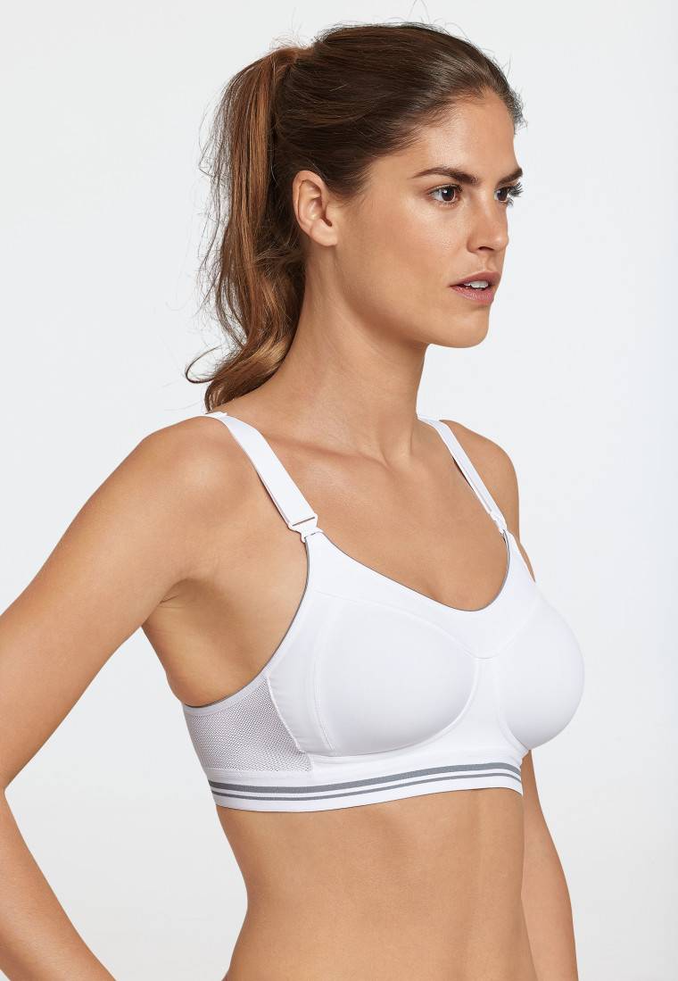 Schiesser Sport-BH Aktiv High Impact weiß - Sport BH Kostenlose Rückgabe