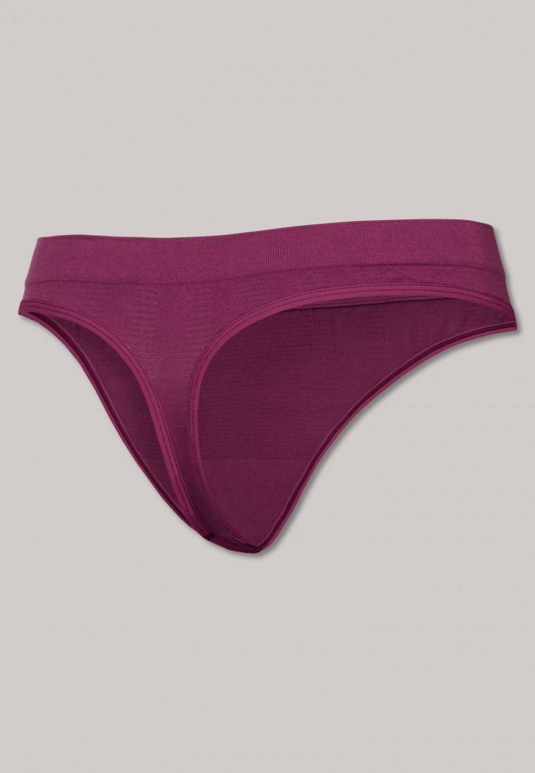 Schiesser Thong seamless Bambus beere - Active Mesh Bamboo Letzte 3 Tage