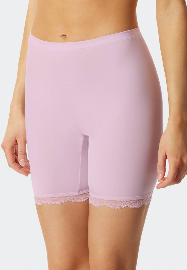 Schiesser Biker-Shorts Microfaser Spitze flieder - Biker Story Vierteljährliche Förderung