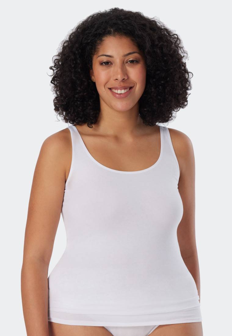 Schiesser Top 2er-Pack Organic Cotton weiß - 95/5 Bis zu 55% Rabatt