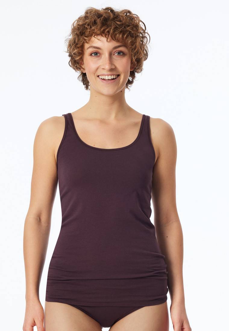 Schiesser Top 2er-Pack Organic Cotton dunkelblau/bordeaux - 95/5 Organic Discount Store für neue Produkte