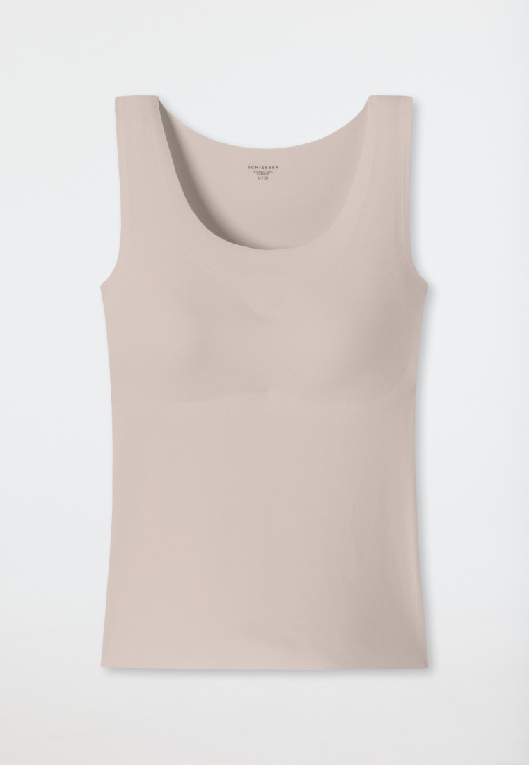 Schiesser Top wärmend herausnehmbare Pads sand - Invisible Soft Warming 50% Rabatt mit kostenlosem Versand