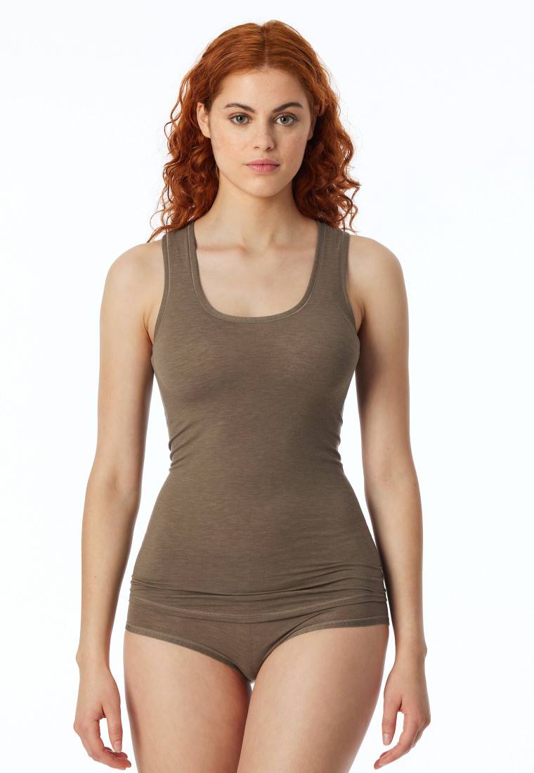 Schiesser Tank Top taupe - Personal Fit Kostenloser Versand international