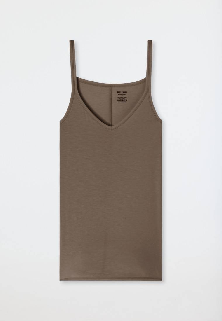 Schiesser Spaghetti-Top taupe - Personal Fit Hotsell