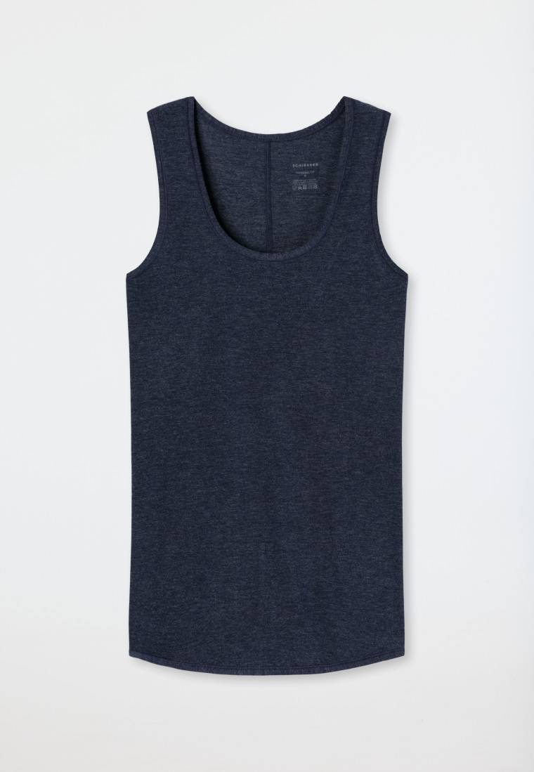 Schiesser Tank Top nachtblau - Personal Fit Rabatt