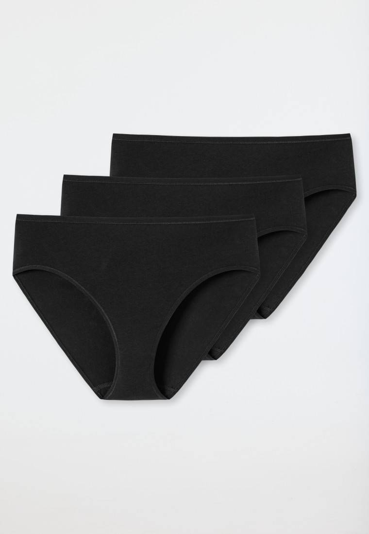 Schiesser Slips 3er-Pack schwarz - Essentials Black Friday
