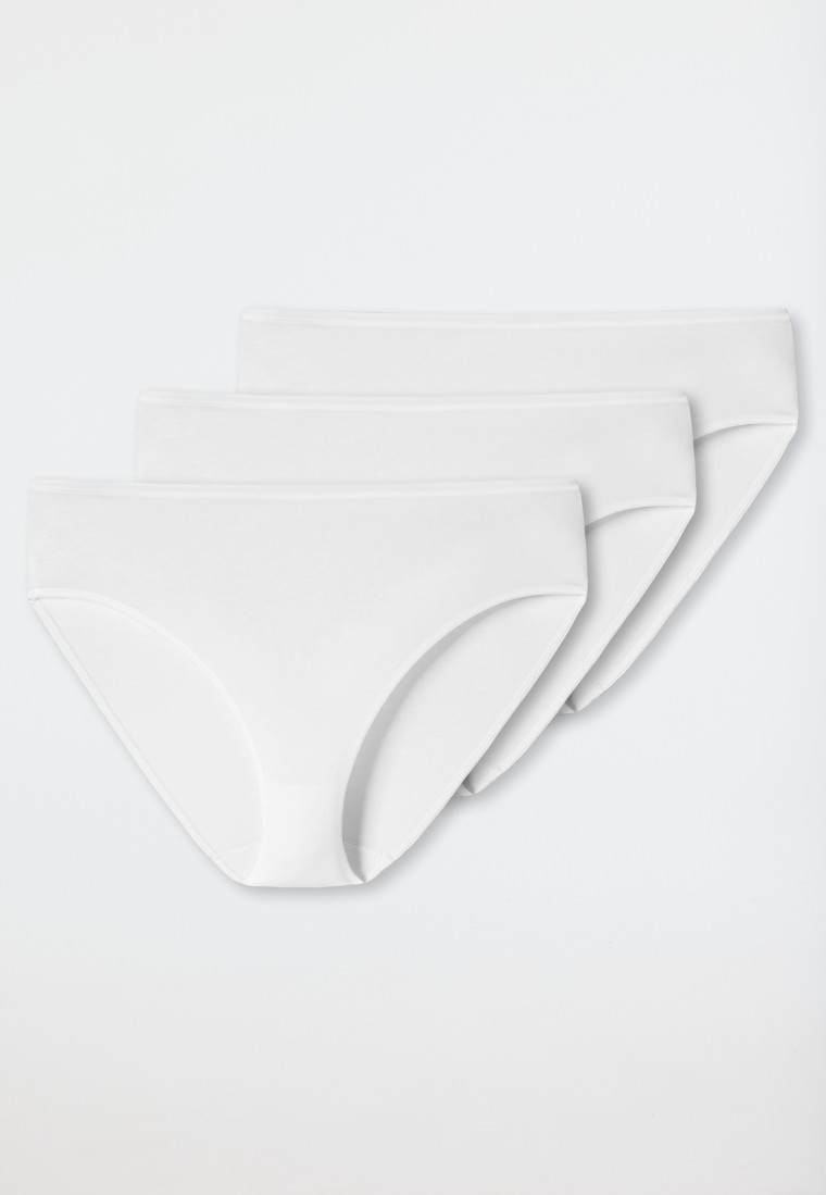 Schiesser Slips 3er-Pack weiß - Essentials Cyber Monday