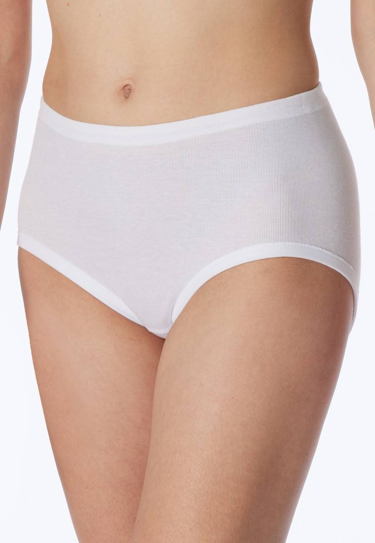 Schiesser Taillenslips 2er- Pack Feinripp weiß - Original Feinripp Muttertagsangebot