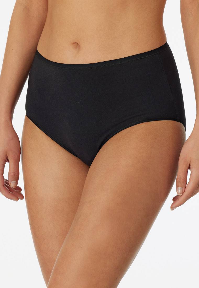 Schiesser Midi 2er-Pack Organic Cotton schwarz - 95/5 Valentinstagsangebot