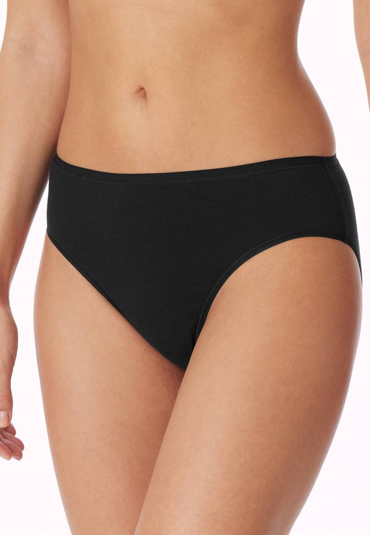 Schiesser Tai-Slips 2er-Pack Organic Cotton schwarz - 95/5 Neueste Mode