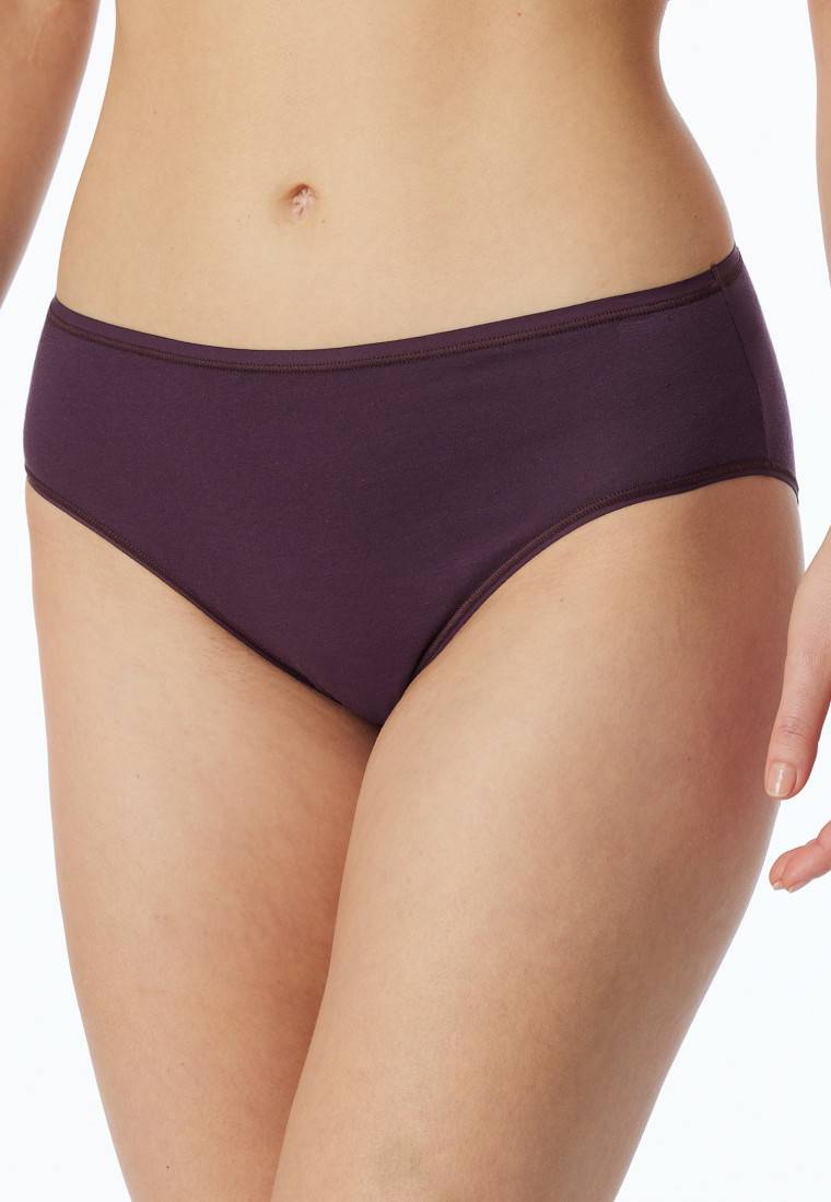 Schiesser Slips 2er-Pack Organic Cotton dunkelblau/pflaume - 95/5 Online Outlet