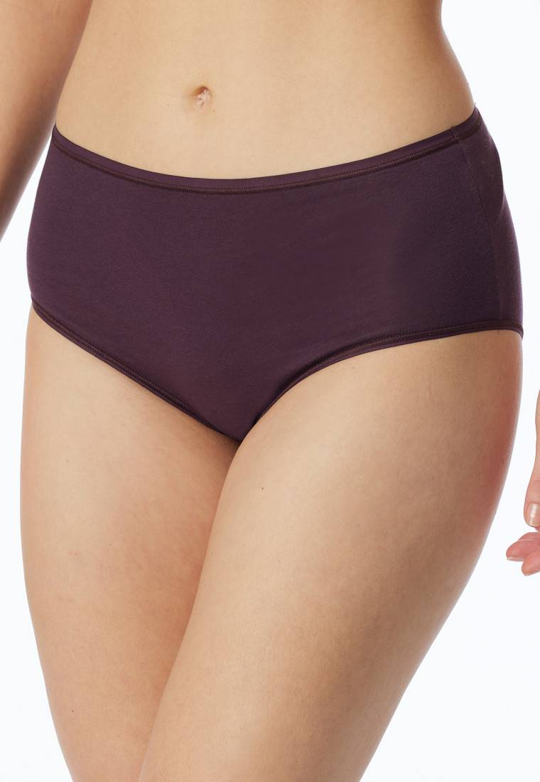 Schiesser Midislip 2er-Pack Organic Cotton nachtblau/pflaume - 95/5 Zeitlich begrenztes Angebot