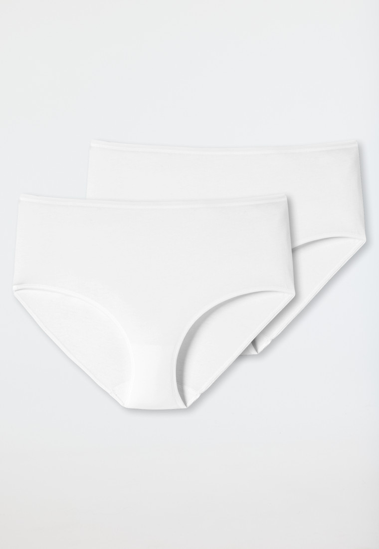 Schiesser Midi 2er-Pack Organic Cotton weiß - 95/5 Neuheiten