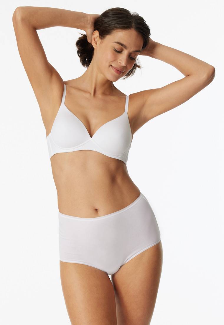 Schiesser Maxislips 2er-Pack Organic Cotton weiß - 95/5