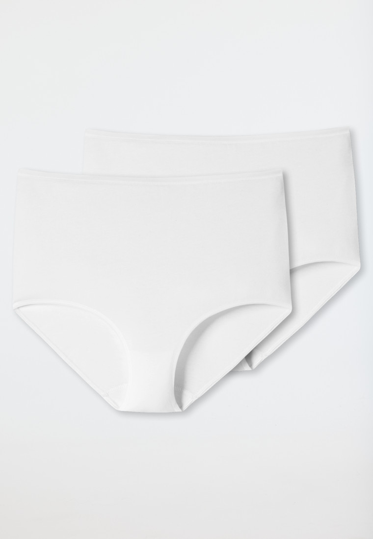 Schiesser Maxislips 2er-Pack Organic Cotton weiß - 95/5 Kauf eins, bekomm eins gratis