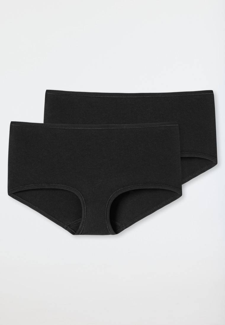 Schiesser Shorts 2er-Pack Organic Cotton schwarz - 95/5 Tägliche Deals