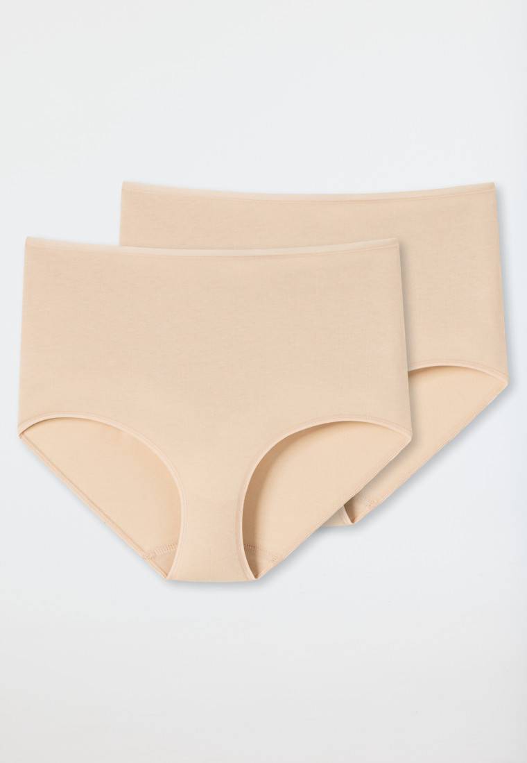 Schiesser Maxislips 2er-Pack Organic Cotton sand - 95/5 Tiefpreis