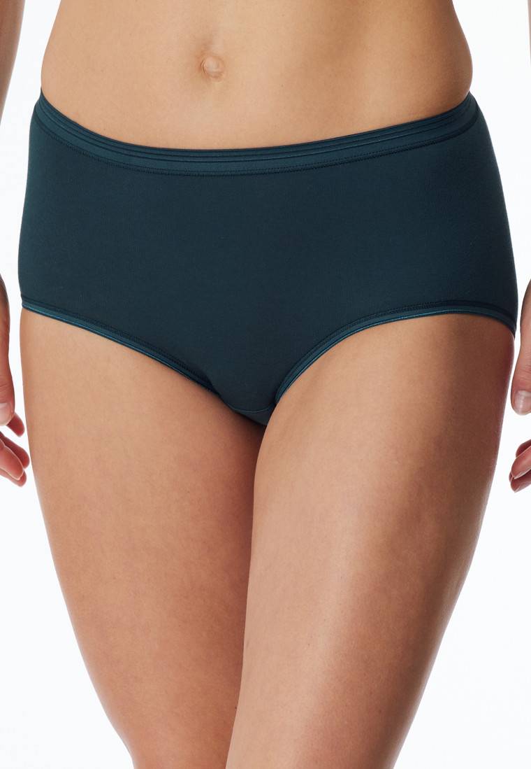 Schiesser Midi-Slip Feinripp dunkelblau - Luxury Wochenangebot
