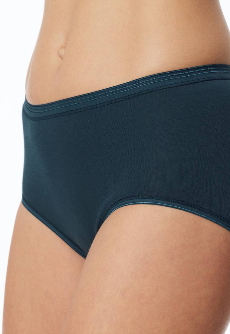 Schiesser Midi-Slip Feinripp dunkelblau - Luxury Wochenangebot