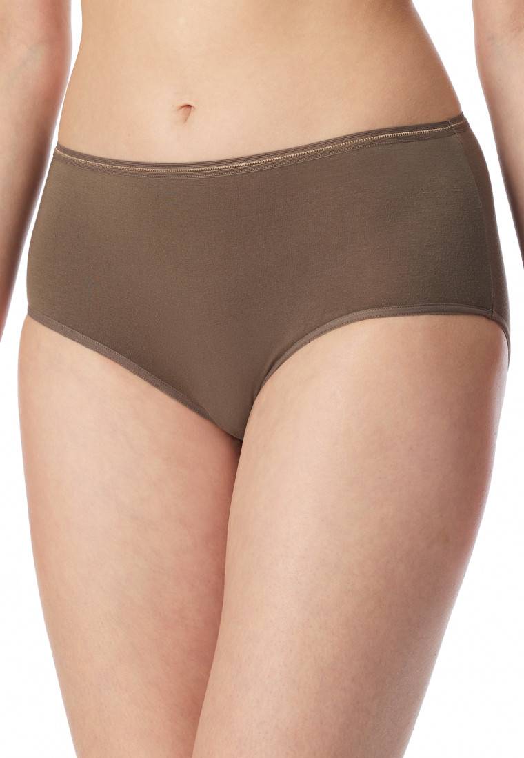 Schiesser Midi-Slips 2er-Pack beige/ taupe - Modal Essentials Kostenlose Rückgabe