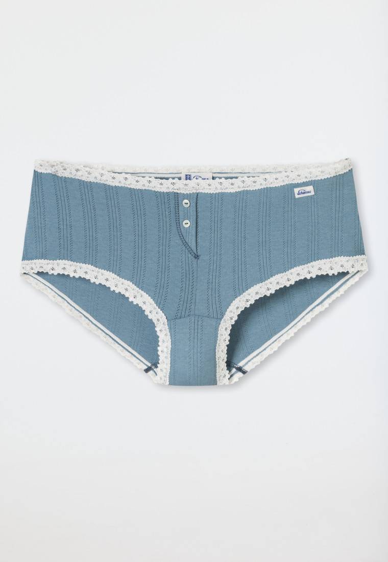 Schiesser Micro Pants blaugrau - Revival Agathe Zeitbegrenzte Promotion