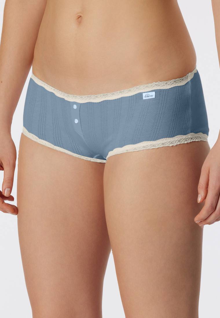 Schiesser Micro Pants blaugrau - Revival Agathe Zeitbegrenzte Promotion
