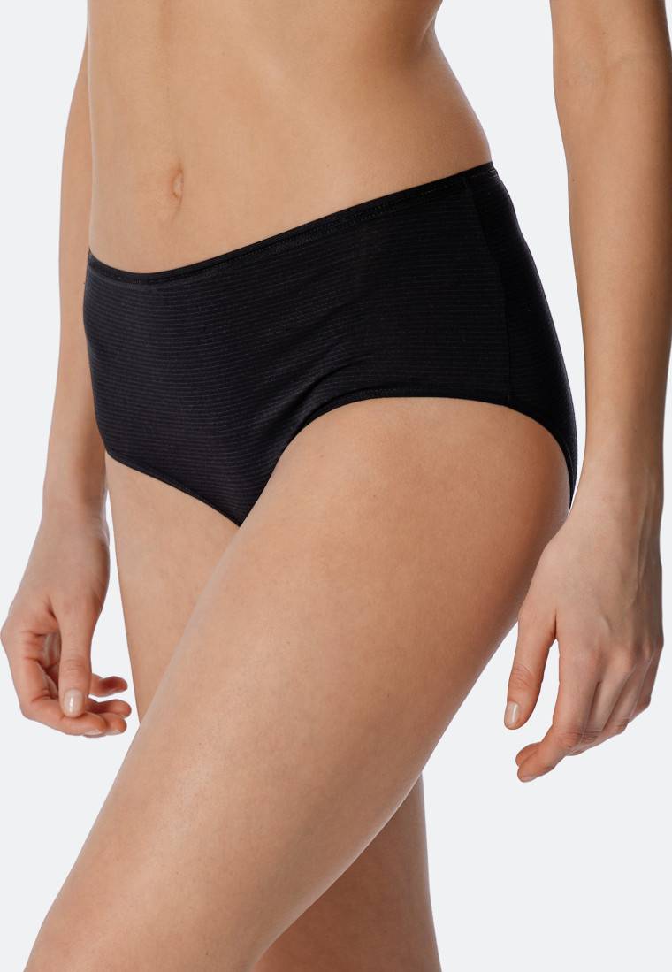 Schiesser Midi-Slips 2er-Pack schwarz - Modal Essentials Nur für heute