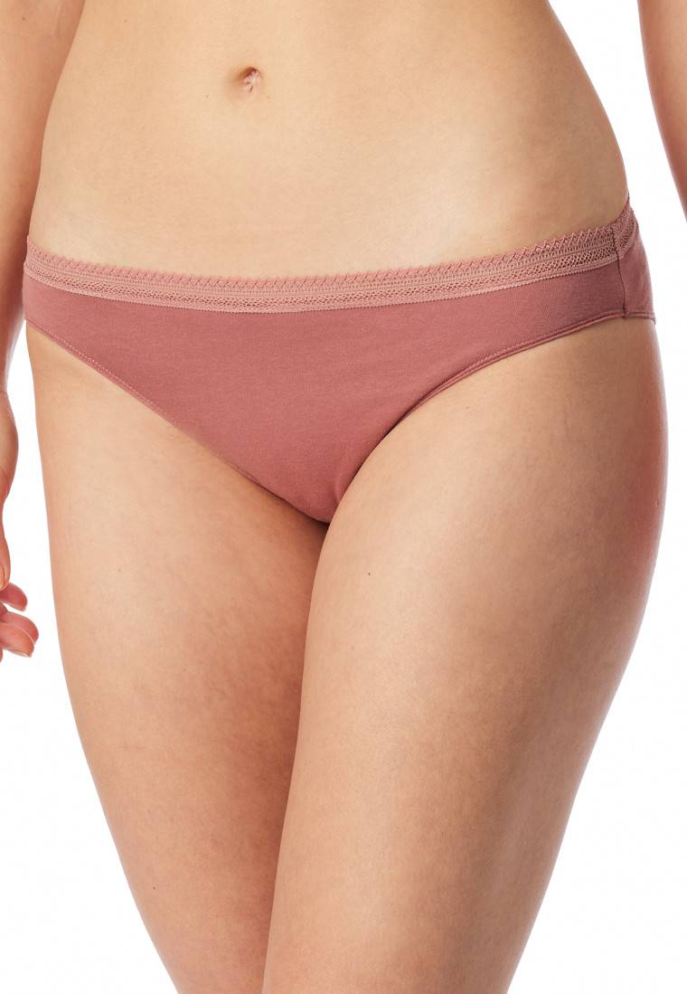 Schiesser Rio-Slips 2er-Pack Spitze terracotta/sand - Cotton Lace Bis zu 55% Rabatt