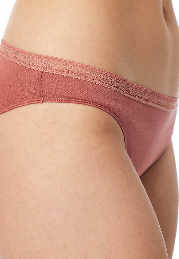 Schiesser Rio-Slips 2er-Pack Spitze terracotta/sand - Cotton Lace Bis zu 55% Rabatt
