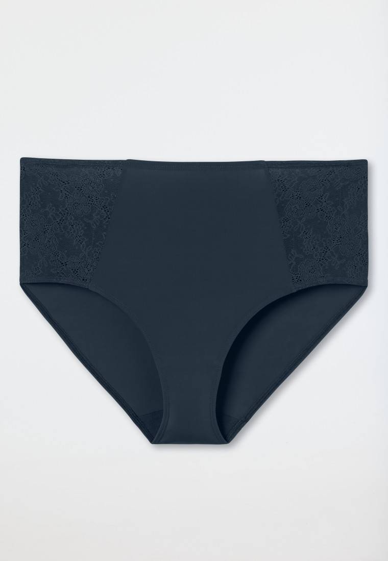 Schiesser Midi-Slip Spitze dunkelblau - Air Discount Store für neue Produkte
